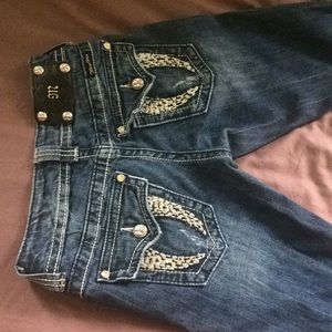 Dark Wash Miss me Boot Cut Jeans